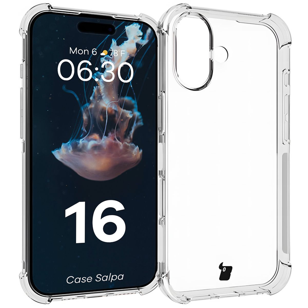 Przezroczyste etui Bizon Case Salpa do iPhone 16